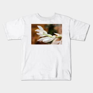 Leaning Spike of Hosta Buds Kids T-Shirt